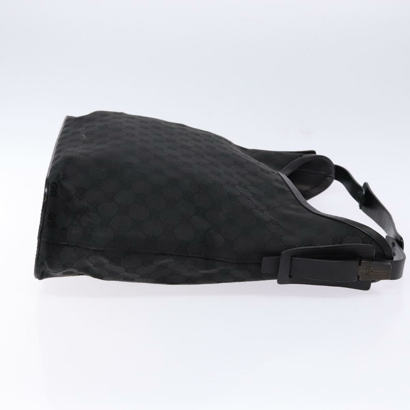 【日本直送】GUCCI GG帆布肩背包 黑色 銀色 106242 正品 ki5969-2