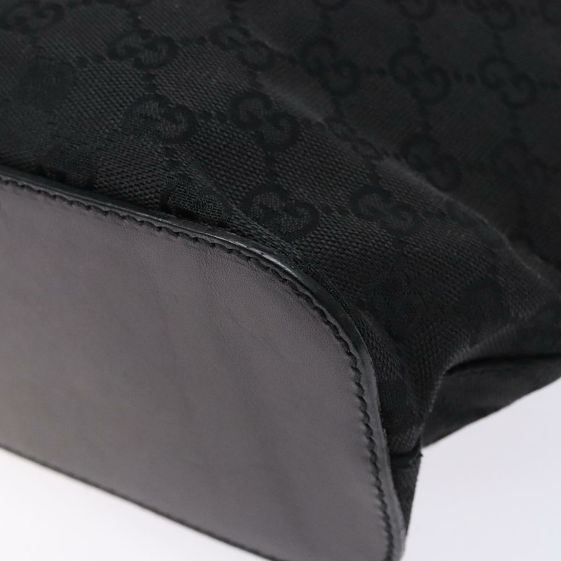 【日本直送】GUCCI GG帆布肩背包 黑色 銀色 106242 正品 ki5969-14