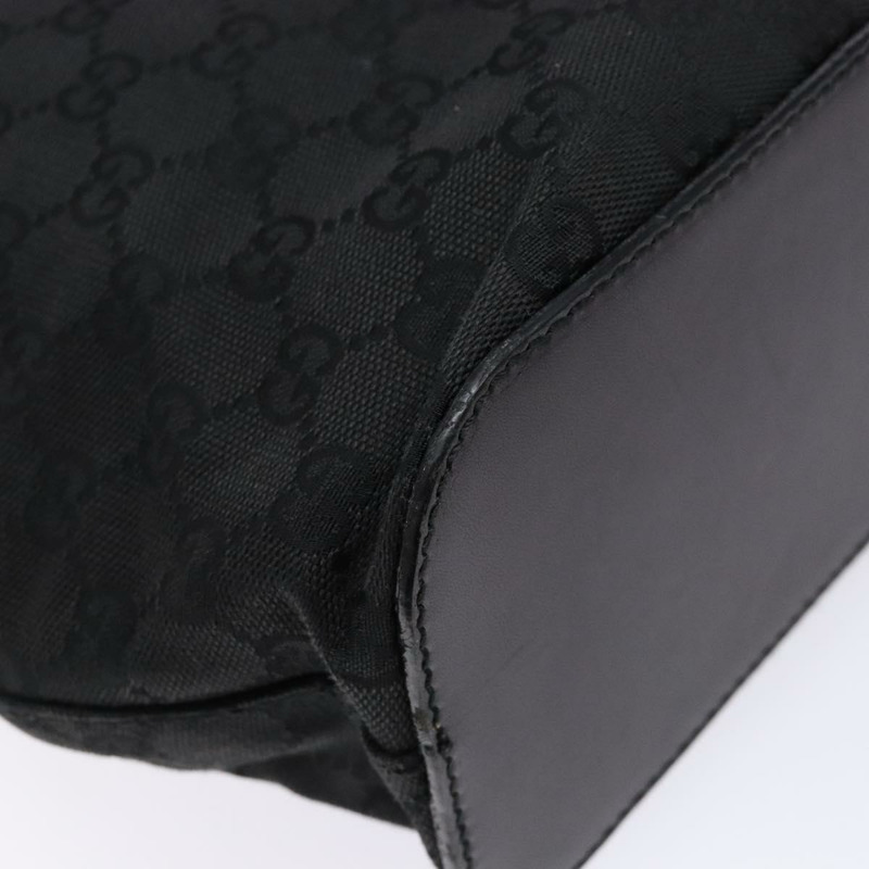 【日本直送】GUCCI GG帆布肩背包 黑色 銀色 106242 正品 ki5969-15