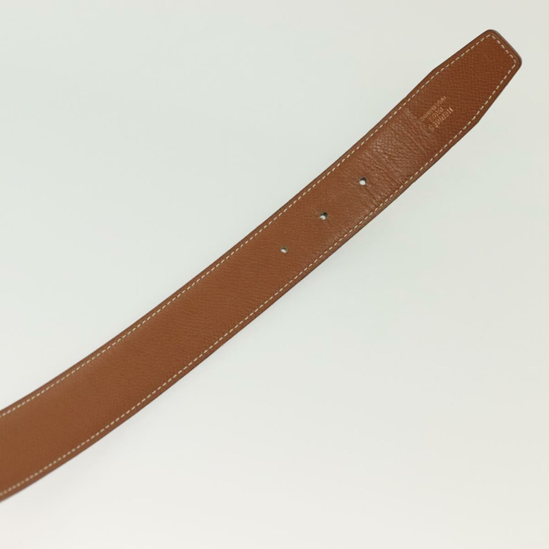 【日本直送】愛馬仕 Constance H 皮帶，皮革材質，31.1 英寸，黑色，正品，ki5928-7