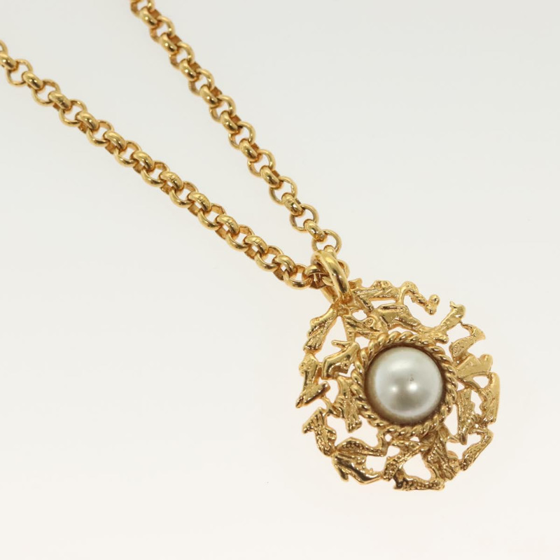 【日本直送】Salvatore Ferragamo 項鍊 金屬 金色 Auth bs28768-2