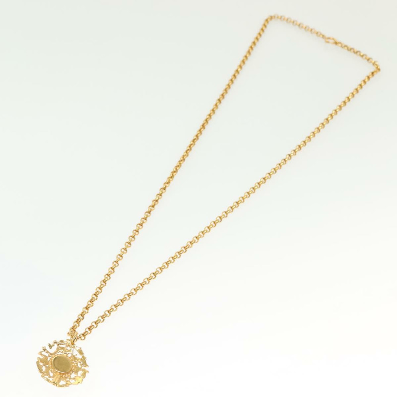 【日本直送】Salvatore Ferragamo 項鍊 金屬 金色 Auth bs28768-7