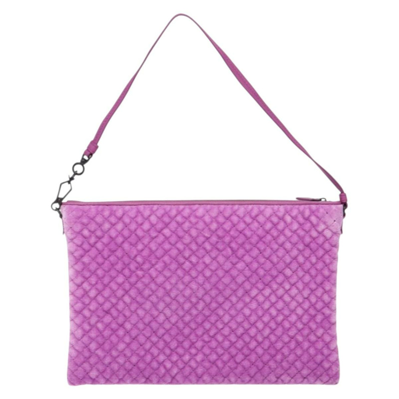 【日本直送】BOTTEGA VENETA 紫色絲絨單肩包 正品 139655-1