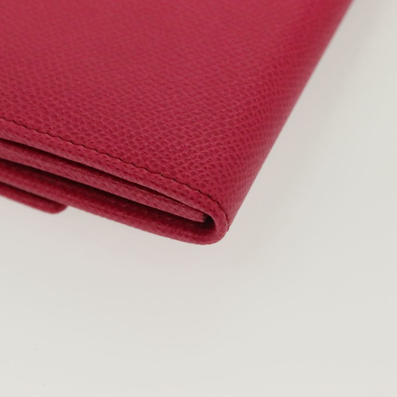 【日本直送】Salvatore Ferragamo Gancini 長版皮夾 皮革 粉金 正品 139609-15