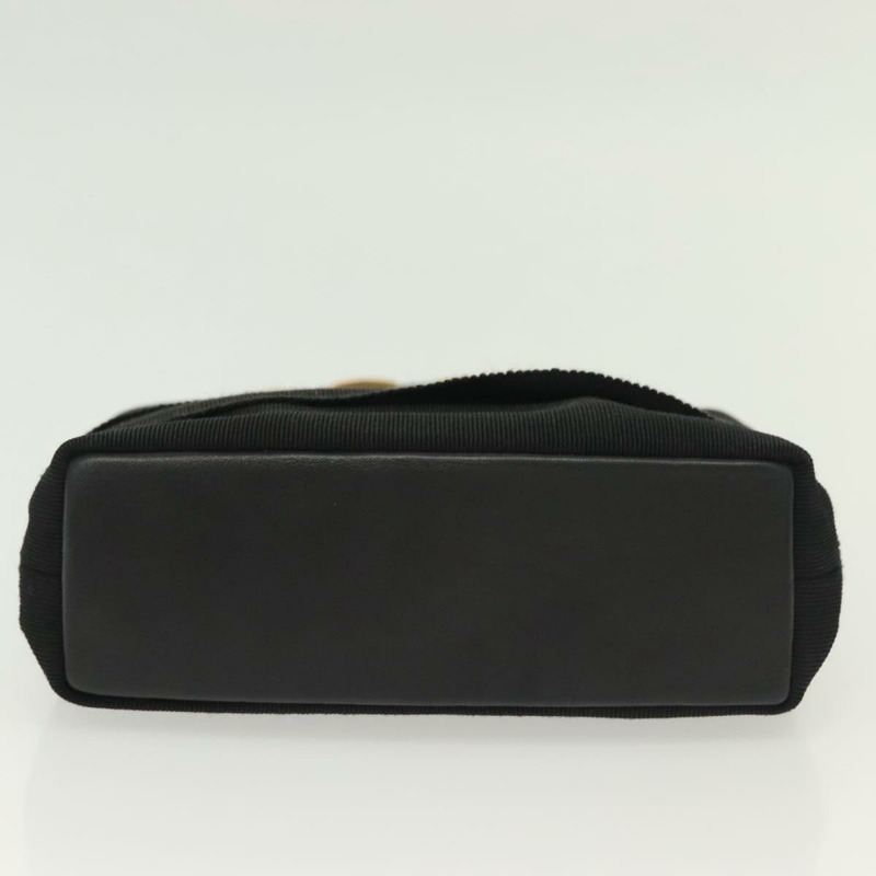 【日本直送】Salvatore Ferragamo Vala 手提包 帆布 黑色 金色 正品 139593-4