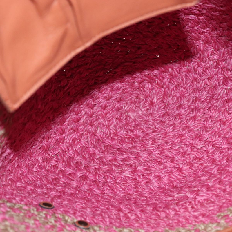 【日本直送】BALENCIAGA Vanier 拉菲草粉紅手提包 286370 正品 139539-10