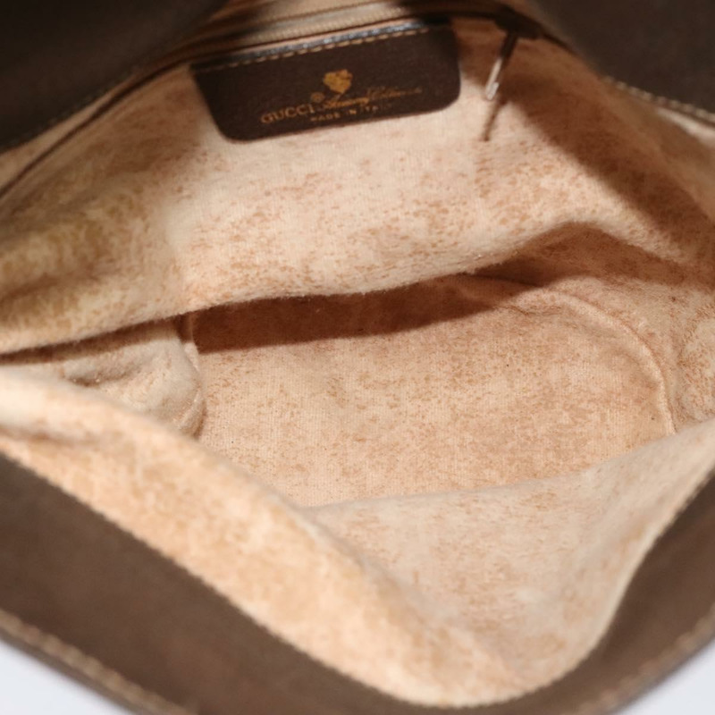 【日本直送】GUCCI GG Supreme Web Sherry Line 單肩包 PVC 米色 904 02 081 Auth 139731-9