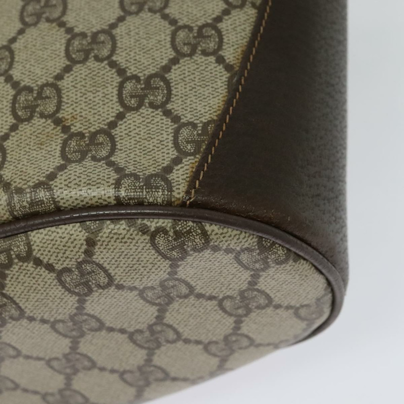 【日本直送】GUCCI GG Supreme Web Sherry Line 單肩包 PVC 米色 904 02 081 Auth 139731-15