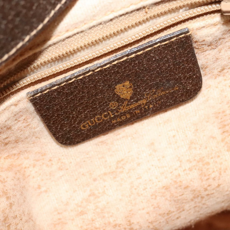 【日本直送】GUCCI GG Supreme Web Sherry Line 單肩包 PVC 米色 904 02 081 Auth 139731-17