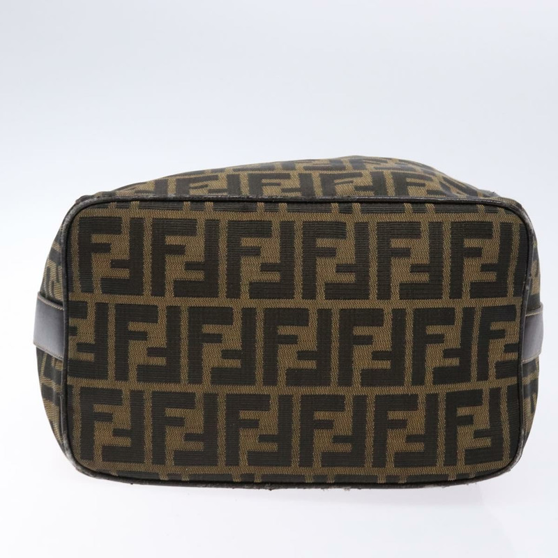 【日本直送】FENDI Zucca帆布化妝包 黑色 棕色 正品 139093-4