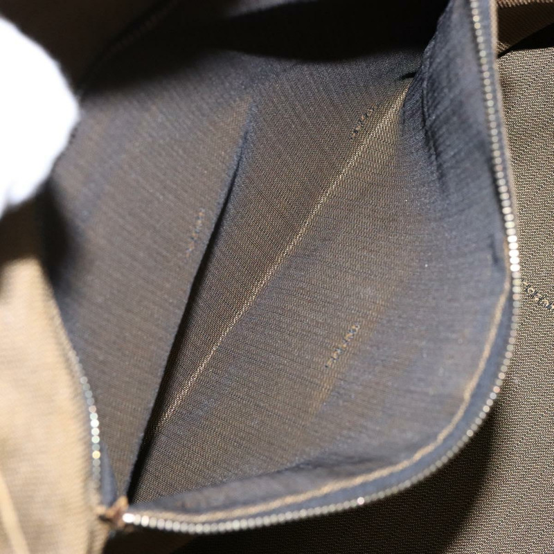 【日本直送】FENDI Zucca帆布化妝包 黑色 棕色 正品 139093-10