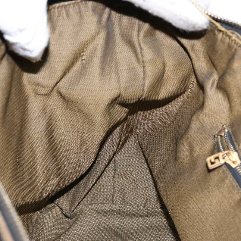 【日本直送】FENDI Zucca帆布化妝包 黑色 棕色 正品 139093-20