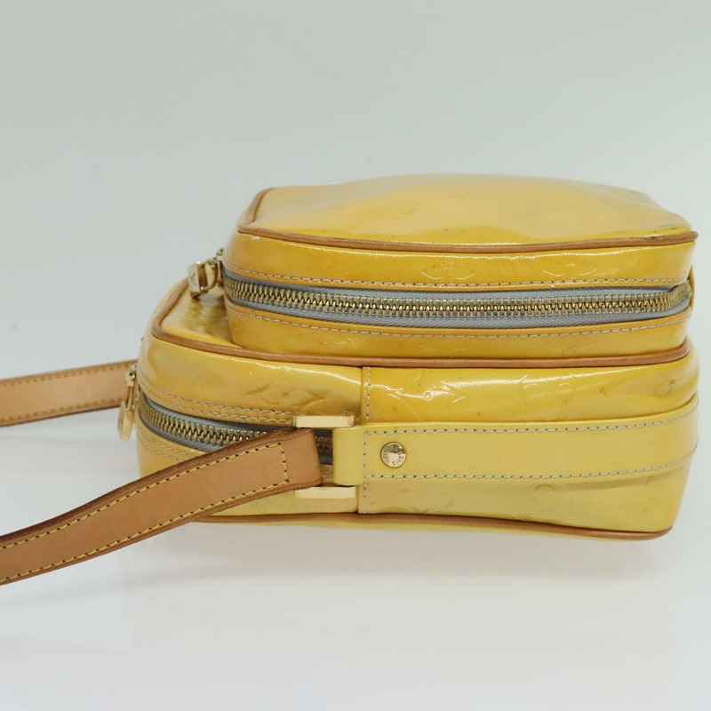 【日本直送】路易威登 Monogram Vernis Wooster 肩背包 灰色 M91036 LV Auth 139931-2