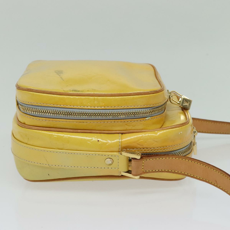 【日本直送】路易威登 Monogram Vernis Wooster 肩背包 灰色 M91036 LV Auth 139931-3