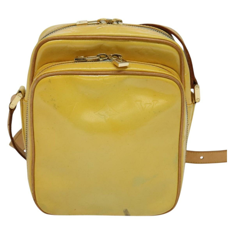 【日本直送】路易威登 Monogram Vernis Wooster 肩背包 灰色 M91036 LV Auth 139931-12