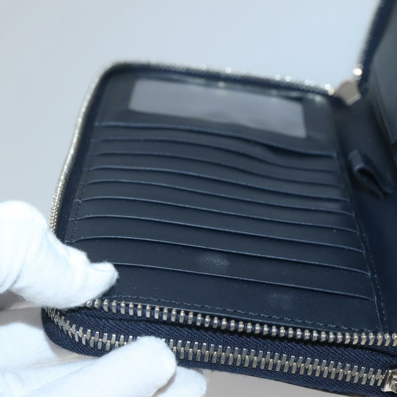 【日本直送】BURBERRY 旅行箱 皮革 海軍藍 銀色 正品 140004-19