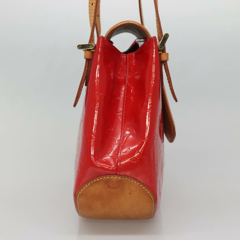 【日本直送】路易威登 Monogram Vernis Biscayne Bay GM 手袋 紅色 M91287 LV Auth 139917-2