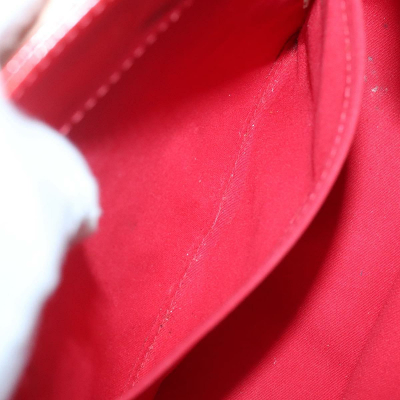 【日本直送】路易威登 Monogram Vernis Biscayne Bay GM 手袋 紅色 M91287 LV Auth 139917-10