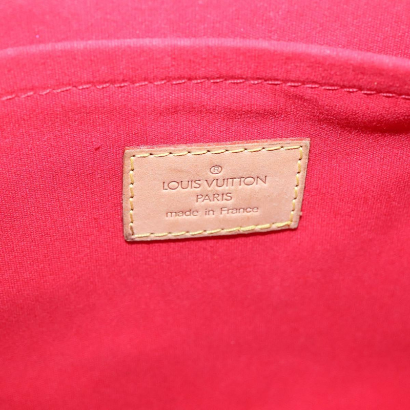 【日本直送】路易威登 Monogram Vernis Biscayne Bay GM 手袋 紅色 M91287 LV Auth 139917-16