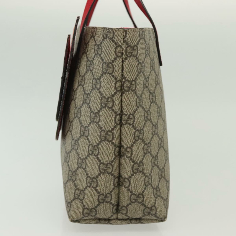 【日本直送】GUCCI GG Supreme 手提包 PVC 米色 金色 550768 正品 139907-2