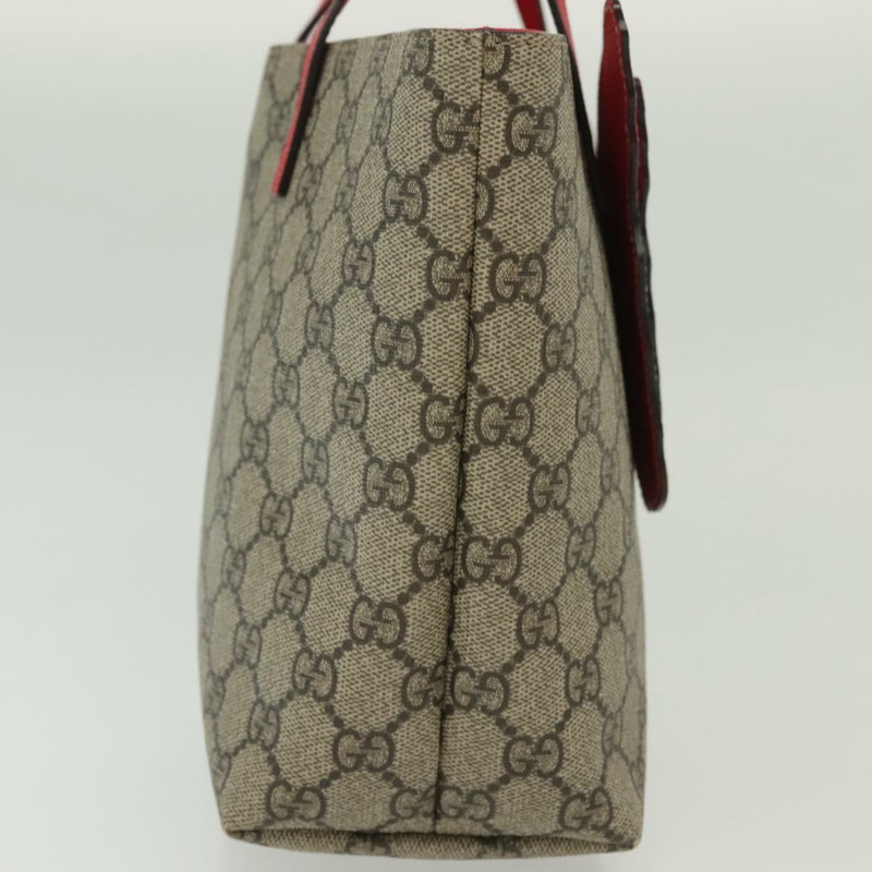 【日本直送】GUCCI GG Supreme 手提包 PVC 米色 金色 550768 正品 139907-3