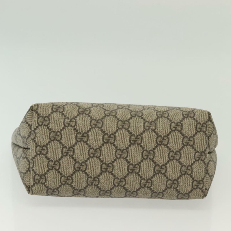 【日本直送】GUCCI GG Supreme 手提包 PVC 米色 金色 550768 正品 139907-4