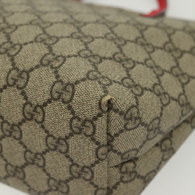 【日本直送】GUCCI GG Supreme 手提包 PVC 米色 金色 550768 正品 139907-15