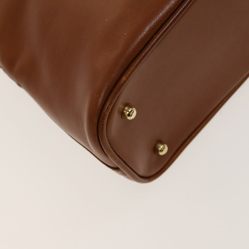 【日本直送】GUCCI 竹節手提包 皮革 兩用 棕色 金色 000 122 0290 正品 139126-8