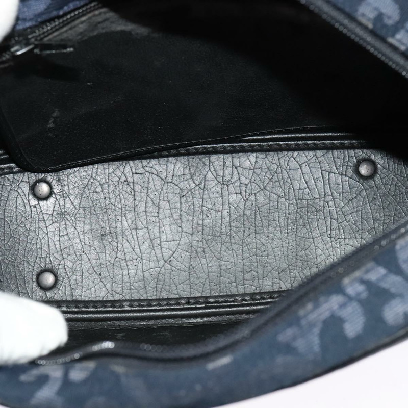 【日本直送】SAINT LAURENT 單肩帆布包 海軍藍 金色 正品 bs28993-10