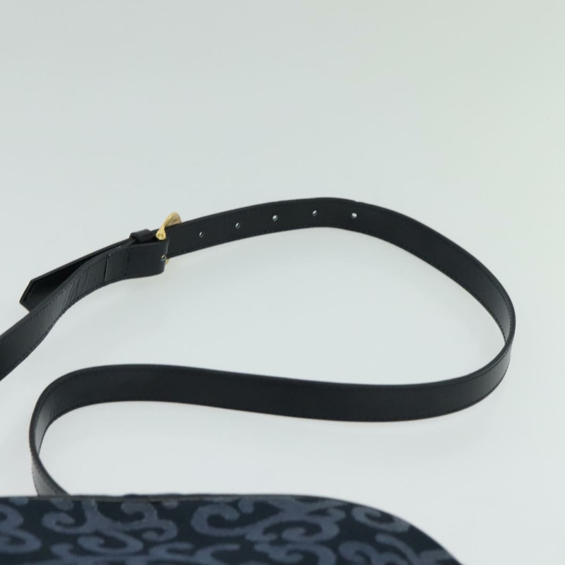 【日本直送】SAINT LAURENT 單肩帆布包 海軍藍 金色 正品 bs28993-13