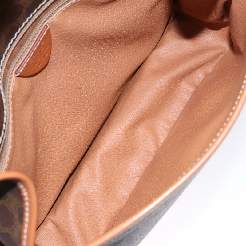 【日本直送】CELINE Macadam帆布肩背包 PVC皮革 棕色 金色 正品 140237-9