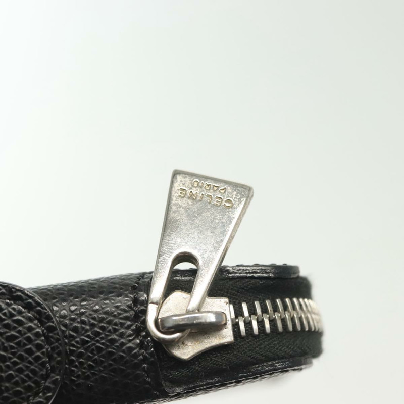 【日本直送】CELINE 旅行箱 皮革 黑色 銀色 Auth 140218-8