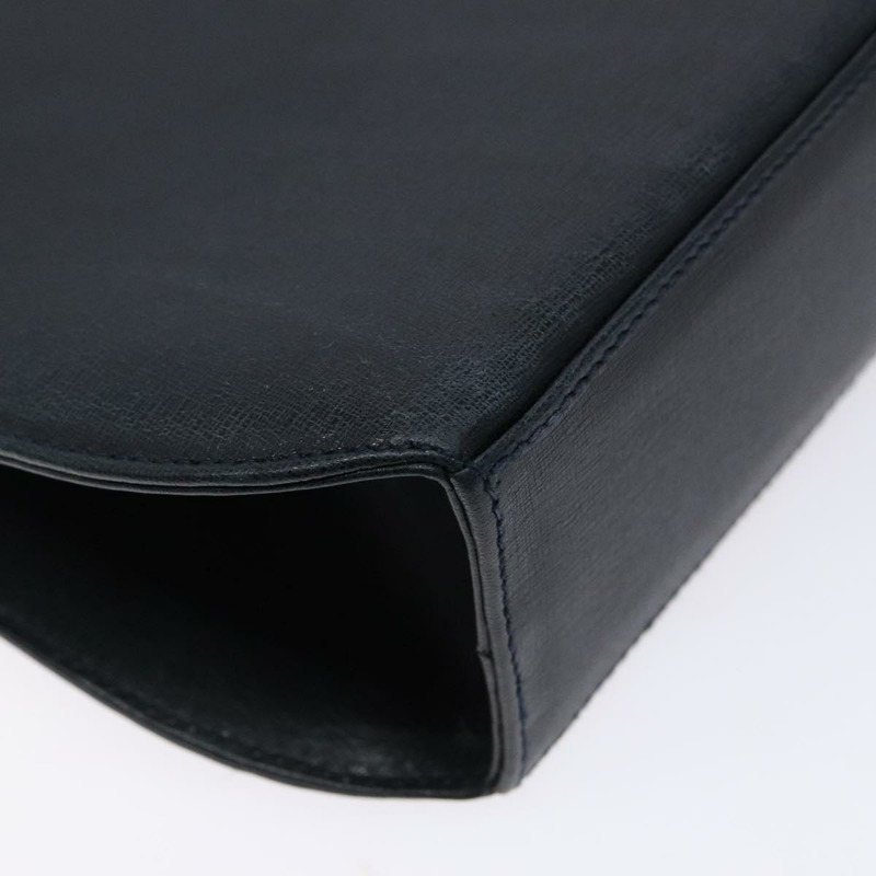 【日本直送】Salvatore Ferragamo Gancini 鏈條單肩包 皮革 海軍藍 金色 正品 140222-15