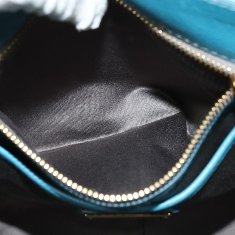 【日本直送】Miu Miu 手提包 皮革 兩用 藍色 金色 正品 140336-22