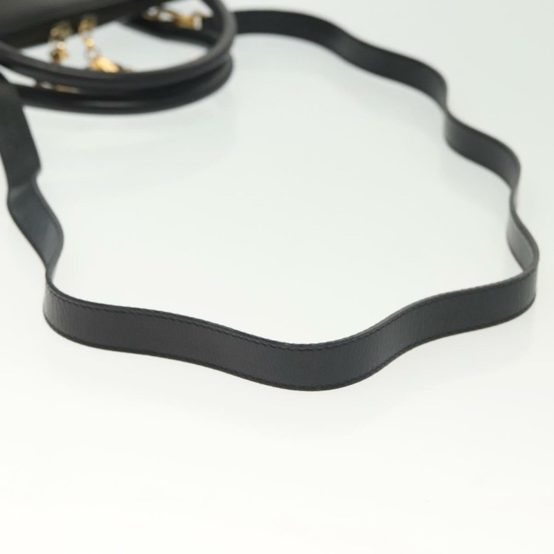 【日本直送】Salvatore Ferragamo Gancini 手提包 皮革 兩用 黑色 金色 正品 140273-7