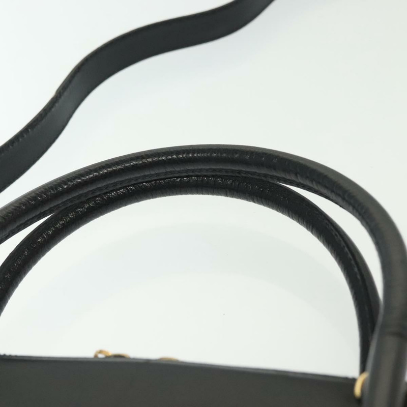 【日本直送】Salvatore Ferragamo Gancini 手提包 皮革 兩用 黑色 金色 正品 140273-13