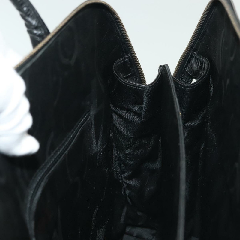 【日本直送】Salvatore Ferragamo Gancini 手提包 皮革 兩用 黑色 金色 正品 140273-18