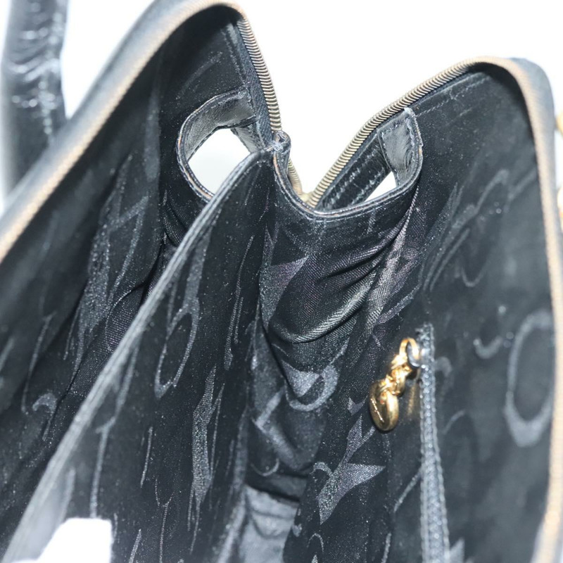 【日本直送】Salvatore Ferragamo Gancini 手提包 皮革 兩用 黑色 金色 正品 140273-19