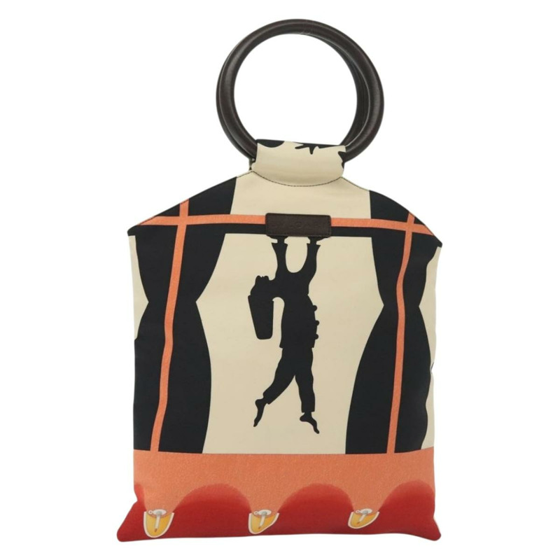 【日本直送】BVLGARI 手袋帆布象牙色正品 140144-0