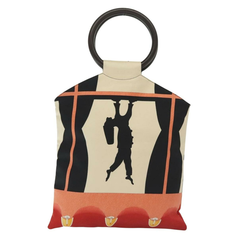 【日本直送】BVLGARI 手袋帆布象牙色正品 140144-1