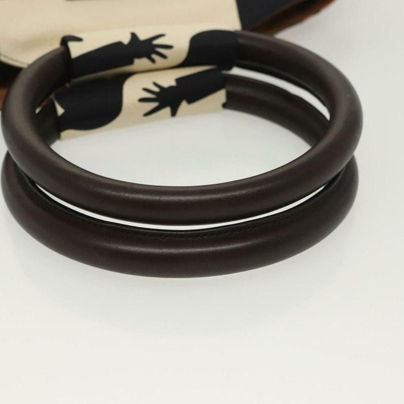 【日本直送】BVLGARI 手袋帆布象牙色正品 140144-6