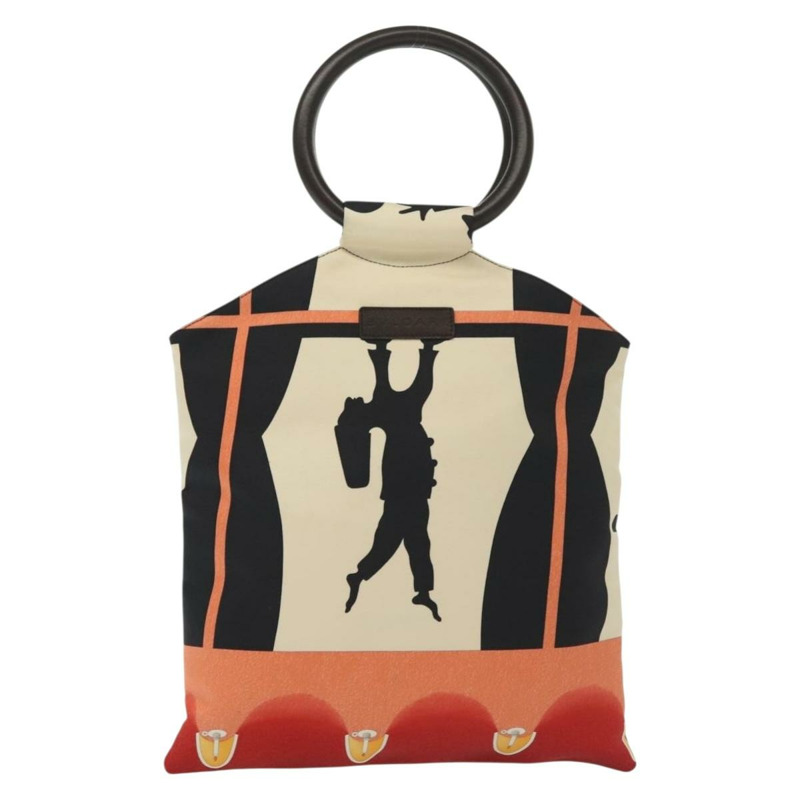 【日本直送】BVLGARI 手袋帆布象牙色正品 140144-12