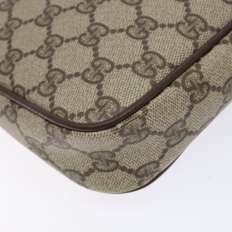 【日本直送】GUCCI GG Supreme 單肩包 PVC 米色 金色 156 02 068 正品 bs28869-14
