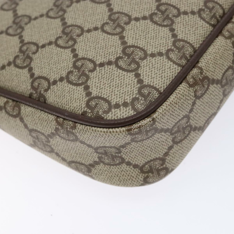 【日本直送】GUCCI GG Supreme 單肩包 PVC 米色 金色 156 02 068 正品 bs28869-16