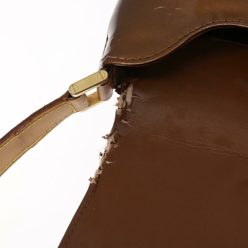 【日本直送】路易威登 Monogram Vernis Thompson Street 手袋 青銅色 M91124 LV Auth bs28807-8