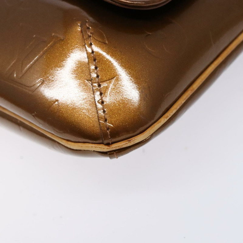 【日本直送】路易威登 Monogram Vernis Thompson Street 手袋 青銅色 M91124 LV Auth bs28807-13