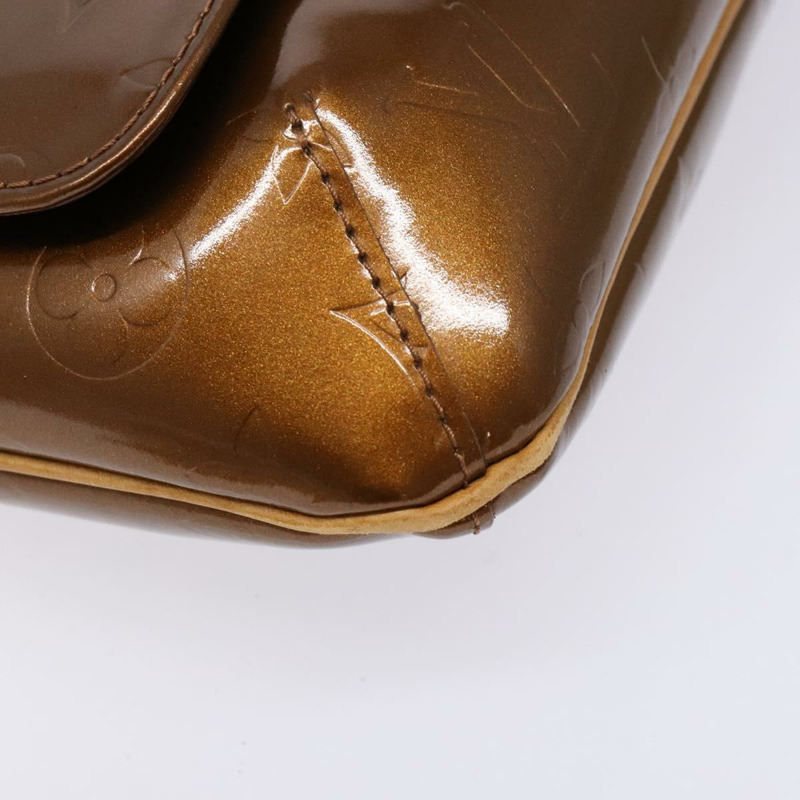 【日本直送】路易威登 Monogram Vernis Thompson Street 手袋 青銅色 M91124 LV Auth bs28807-14