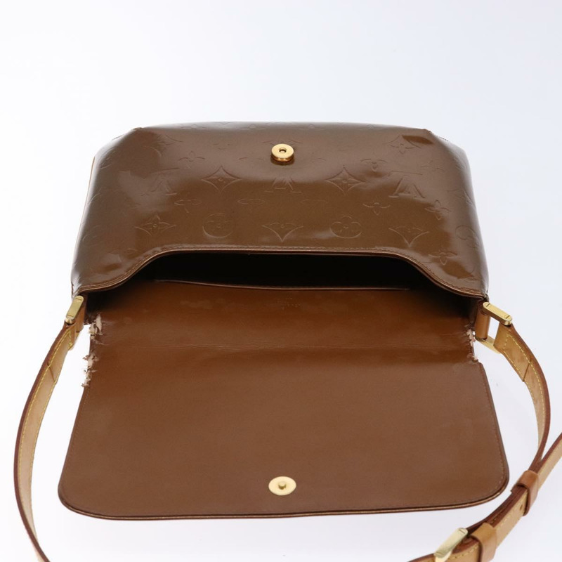 【日本直送】路易威登 Monogram Vernis Thompson Street 手袋 青銅色 M91124 LV Auth bs28807-17