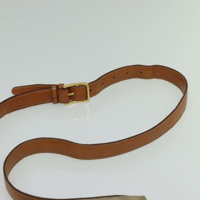 【日本直送】CELINE Macadam帆布肩背包 PVC米色金色 正品 140613-7