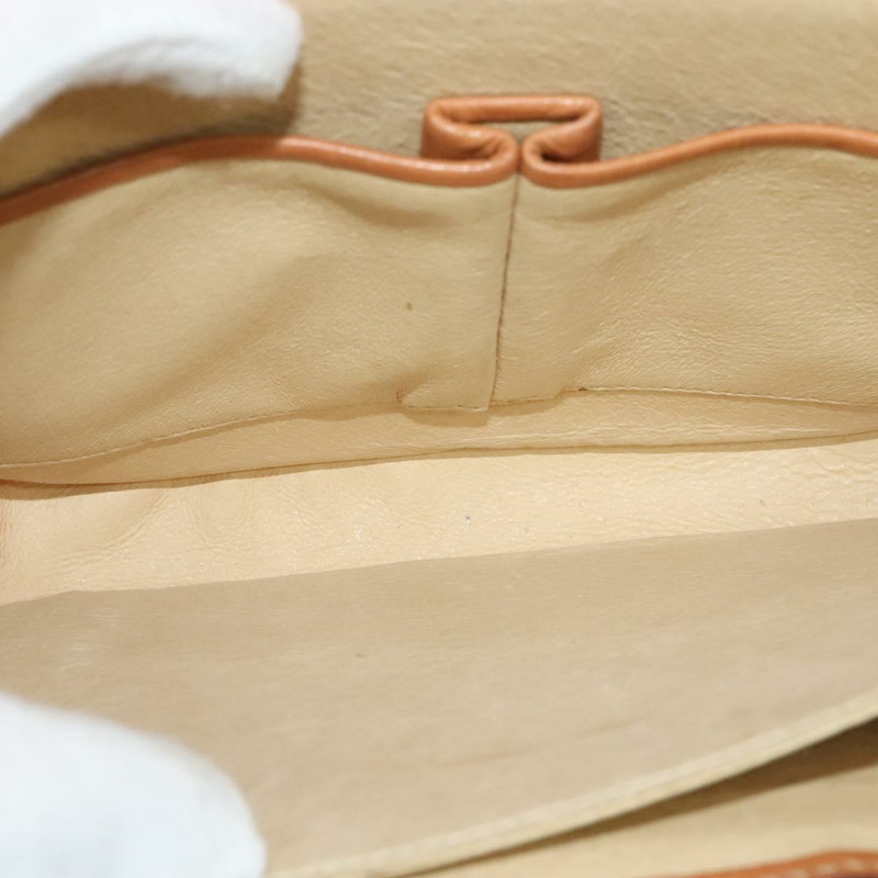 【日本直送】CELINE Macadam帆布肩背包 PVC米色金色 正品 140613-9